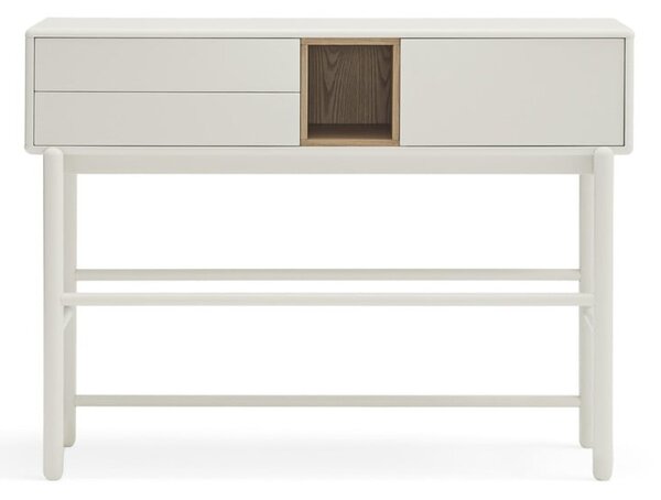 Krémszínű konzolasztal 35x120 cm Corvo – Teulat