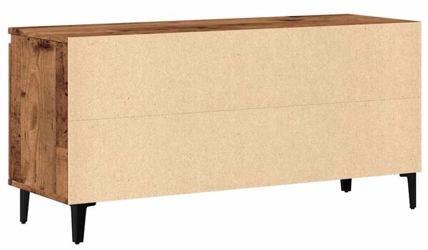 Antik fa színű szerelt fa TV-szekrény 102 x 35 x 50 cm