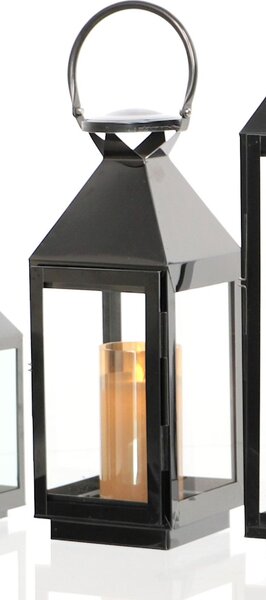 Design króm lámpás MSL4025 - fekete (15x14x40cm) - modern stílusú