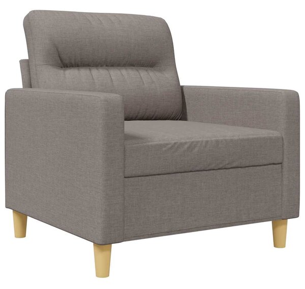 Tópszínű szövet kanapéfotel 60 cm