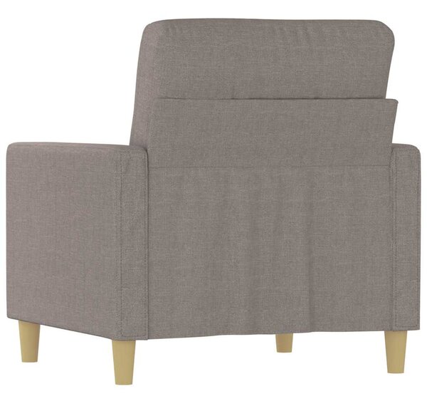 Tópszínű szövet kanapéfotel 60 cm