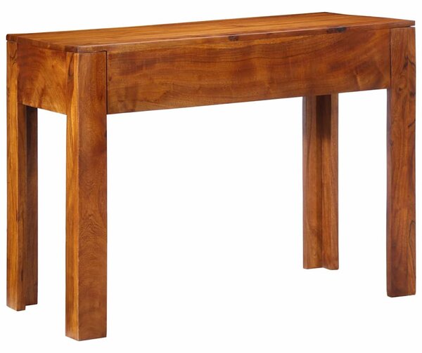 Íróasztal Barna 100 x 50 x 75 cm Tömör Akácfa és Műanyag Fa