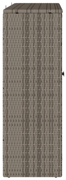 Tárolószekrény polcokkal Szürke 100 x 36 x 102 cm Rattan