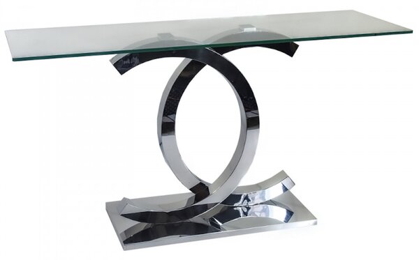 Ruti konzolasztal áttetsző 150x50x80 cm