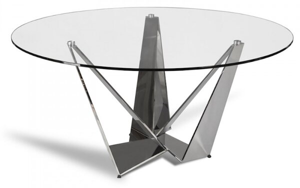 Rege étkezőasztal áttetsző 150x75 cm