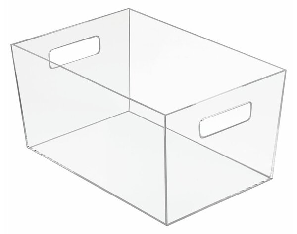Clarity átlátszó tárolódoboz, 30,6 x 20,7 cm - iDesign