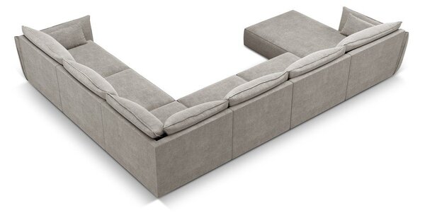 Világosszürke sarokkanapé (jobb oldali) Vanda – Mazzini Sofas