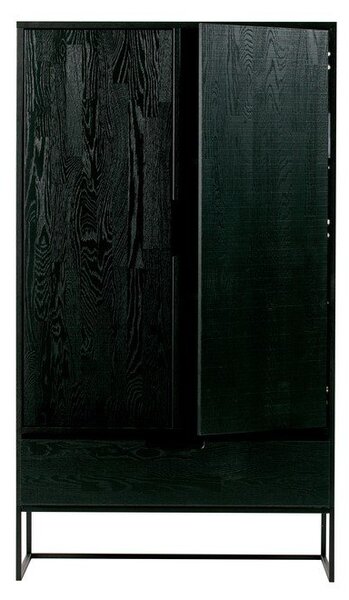 Fekete kőrisfa szekrény 85x149 cm Silas – WOOOD