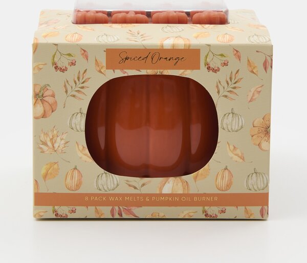 Sinsay - Tök alakú illatlámpa viasszal Spiced Orange - rézvörös