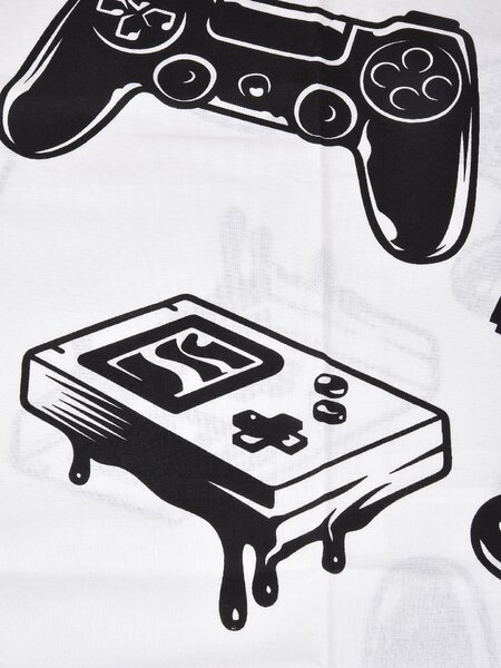 Sinsay - Gamer mintás ágyneműhuzat szett - fekete
