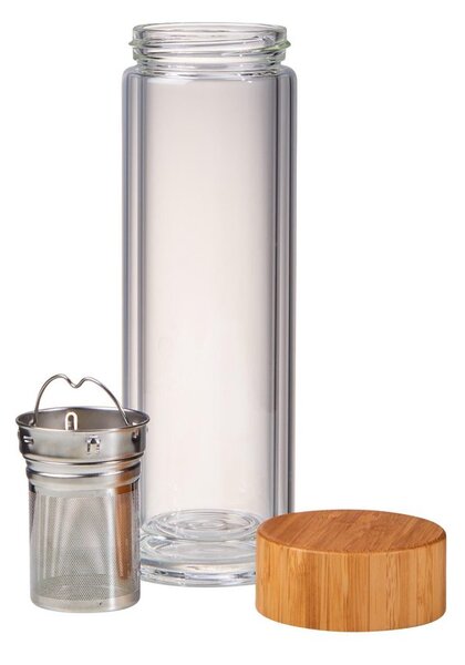 TEA TENDER teatartó üveg kivehető szűrővel 450ml