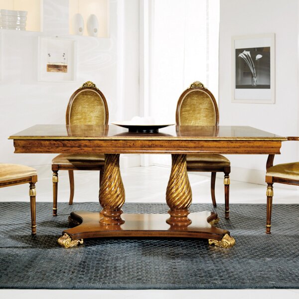 Vanity 993-TI téglalap alakú étkezőasztal intarziás asztallappal 170x100cm