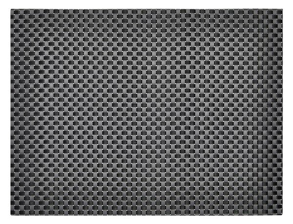 Ambition Rattan tányéralátét 40x30 cm grafit