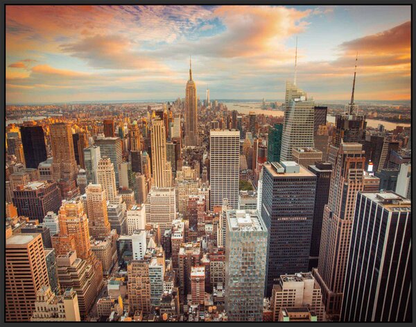 NYC - keretezett vászonkép