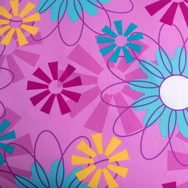 Jerry Fabrics Ágynemű Minnie mintával - Minnie - Bows and flowers | 140 x 200 cm / 70 x 90 cm