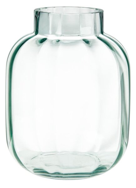 BETTY üveg váza világos zöld 22cm