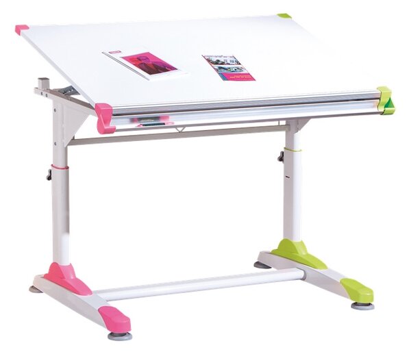 INT-2Colorido gyerek íróasztal (dönthető, állítható magasság)