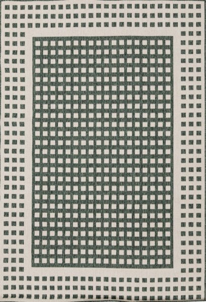 Nebra két oldalon használható szőnyeg 160x230 zöld