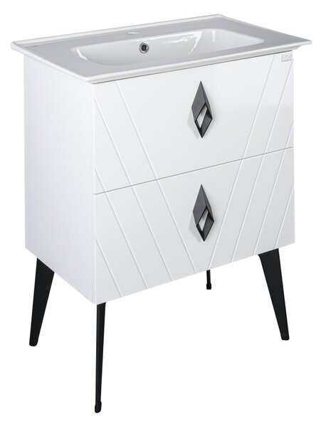 TMP KEOPS álló fürdőszobabútor - CeraStyle BLUE 70 - 42200 mosdóval - 70 x 47 cm