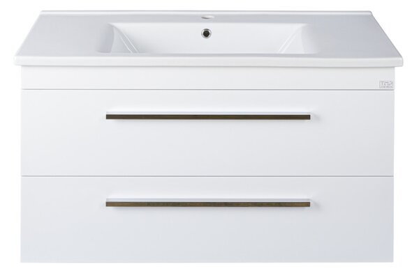 TMP VIVA 100 fali fürdőszobabútor - Eros SKY 1 - beépíthető mosdóval - 101 x 46 cm