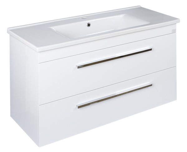 TMP VIVA 100 fali fürdőszobabútor - Eros SKY 1 - beépíthető mosdóval - 101 x 46 cm