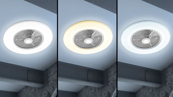 Lámpa ventilátorral APP1551-C WHITE
