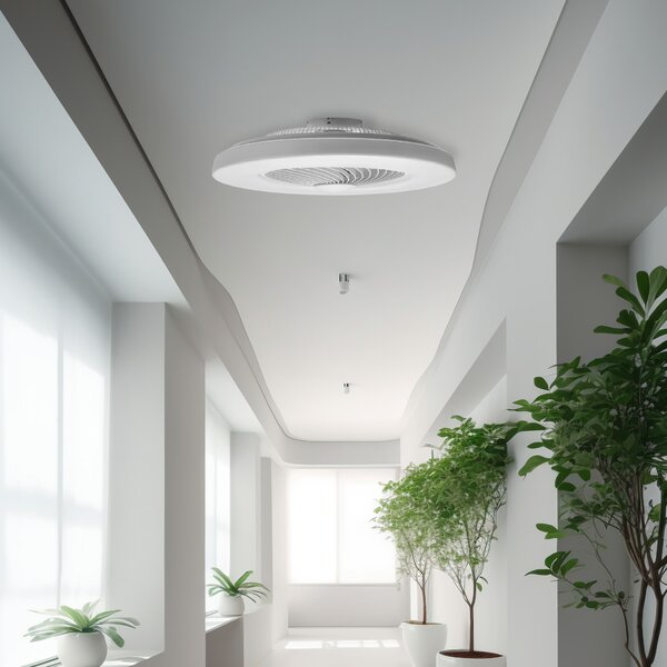 Lámpa ventilátorral APP1551-C WHITE