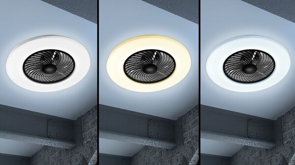 Lámpa ventilátorral APP1552-C BLACK