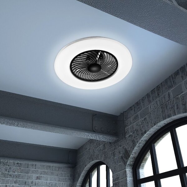 Lámpa ventilátorral APP1552-C BLACK