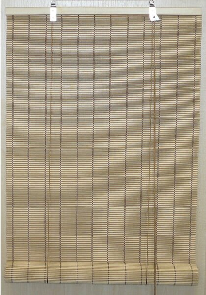 Natúr színű bambusz roló 140x160 cm Brutus – Gardinia