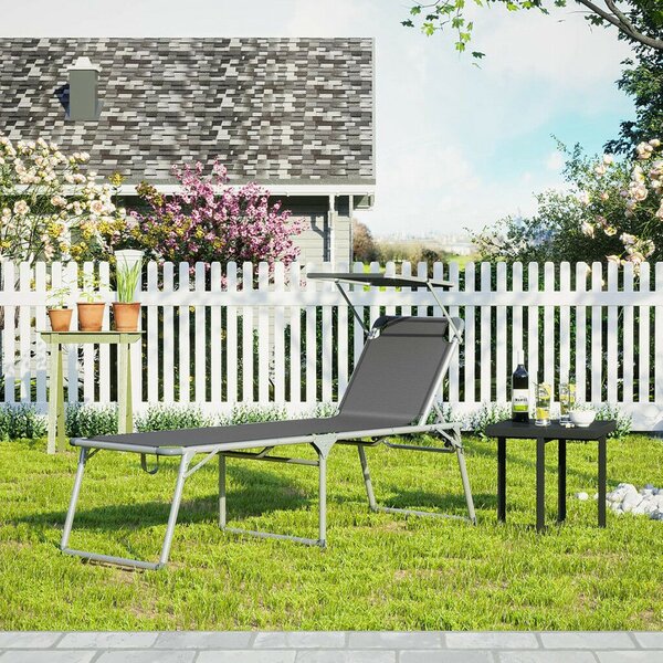 SONGMICS GCB26GY Napozóágy 65 x 200 x 48 cm