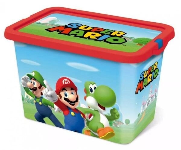 Super Mario műanyag tárolódoboz 7 L (játéktároló)