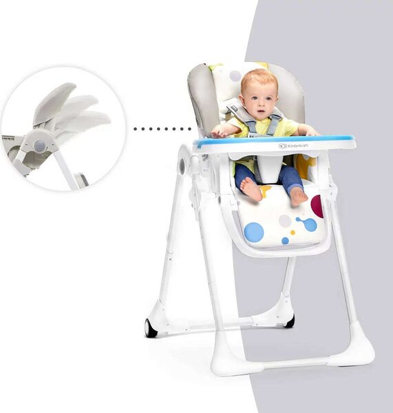 Kinderkraft Yummy multifunkciós Etetőszék - szürke