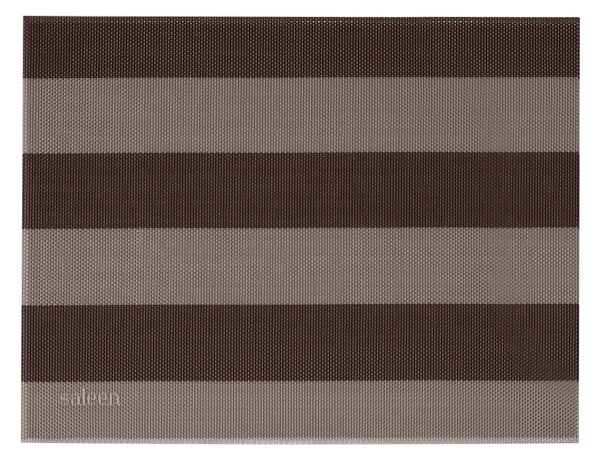Stripy bézs-barna csíkos alátét - Saleen