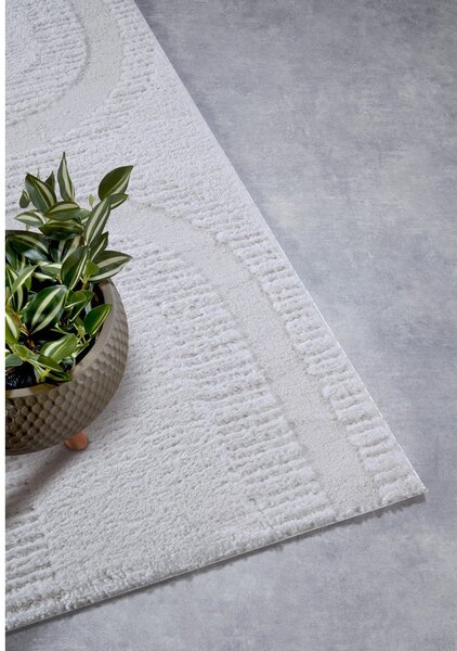 Krémszínű futószőnyeg 80x240 cm Bartoux Cream White – Elle Decoration