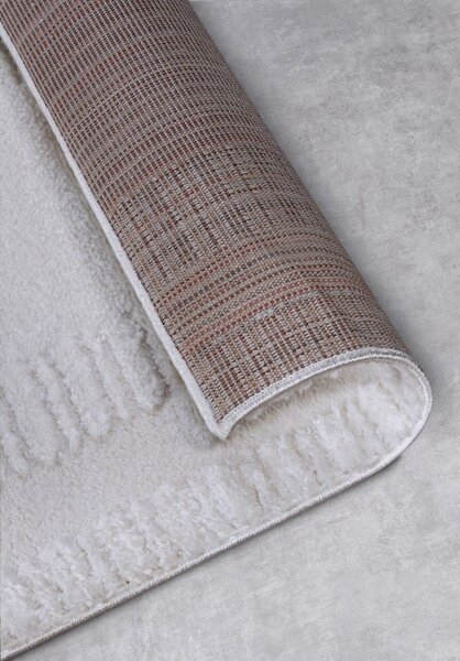 Krémszínű futószőnyeg 80x240 cm Bartoux Cream White – Elle Decoration
