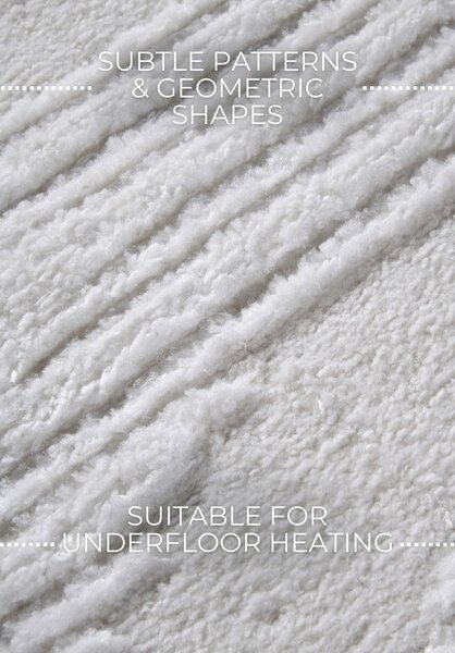 Krémszínű futószőnyeg 80x240 cm Bartoux Cream White – Elle Decoration