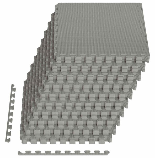 Medence aljzat 50 db Szürke 18 m² EVA Hab