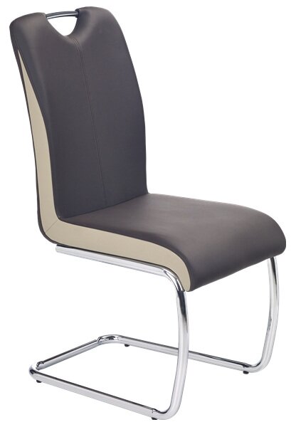 HAL-K184 szánkótalpas szék textilbőr borítással