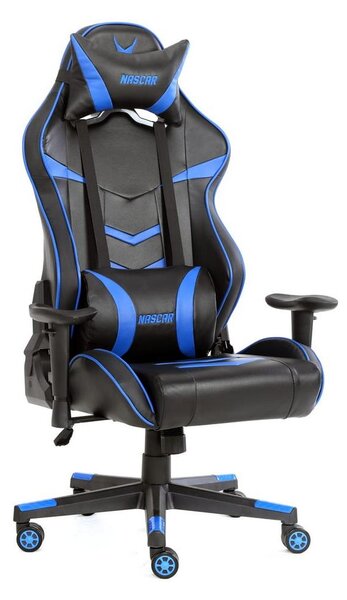 Platinet Gaming szék VARR Nascar fekete/kék PL0306
