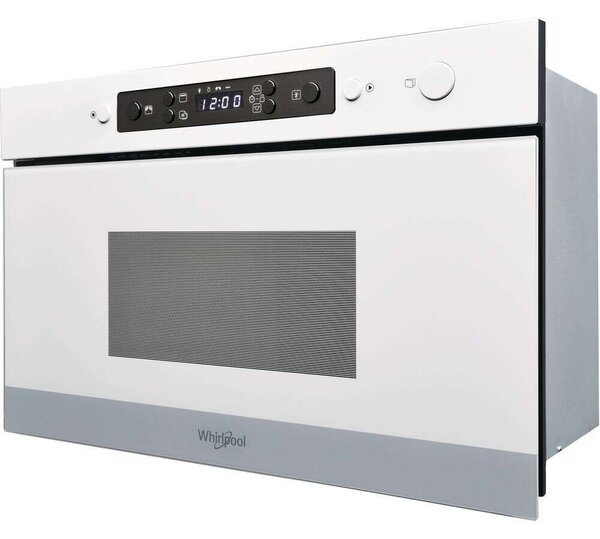 Whirlpool AMW 4920/WH Beépíthető mikrohullámú sütő, 22L, 750W, Quartz grill