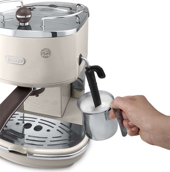 DeLonghi ECOV311BG Icona Vintage Eszpresszó Kávéfőző, Bézs