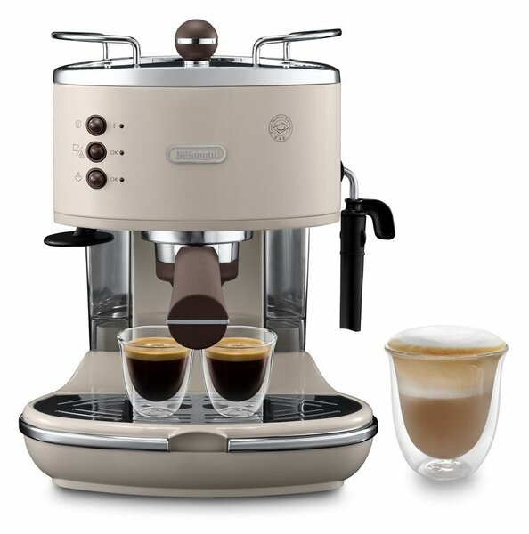 DeLonghi ECOV311BG Icona Vintage Eszpresszó Kávéfőző, Bézs