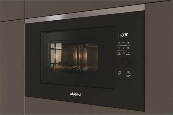 Whirlpool WMF200G Beépíthető mikrohullámú sütő, 20L, 800W, Quartz grill