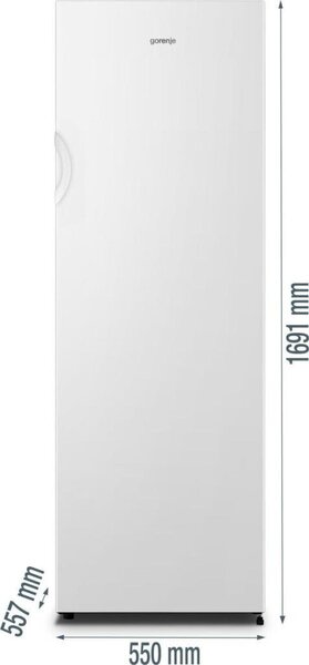 Gorenje FN4172CW Fagyasztószekrény, M:169cm, 186L, NoFrost, E energiaosztály, Fehér