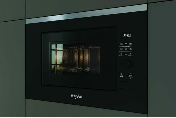 Whirlpool WMF200G Beépíthető mikrohullámú sütő, 20L, 800W, Quartz grill