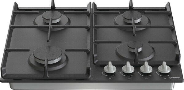 Gorenje G641EXB Beépíthető gáz főzőlap, 60 cm, 4 főzőzóna, Fekete