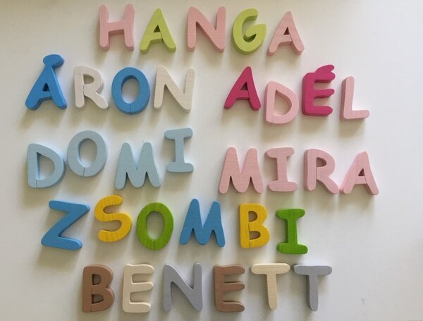 Gabeliz ABC - Ragasztható fa betű