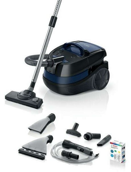 Bosch Serie 4 BWD41700 3 az 1-ben Száraz és nedves porszívó, 3,5L, Henger alakú, vákuum, 1700W, Kombi