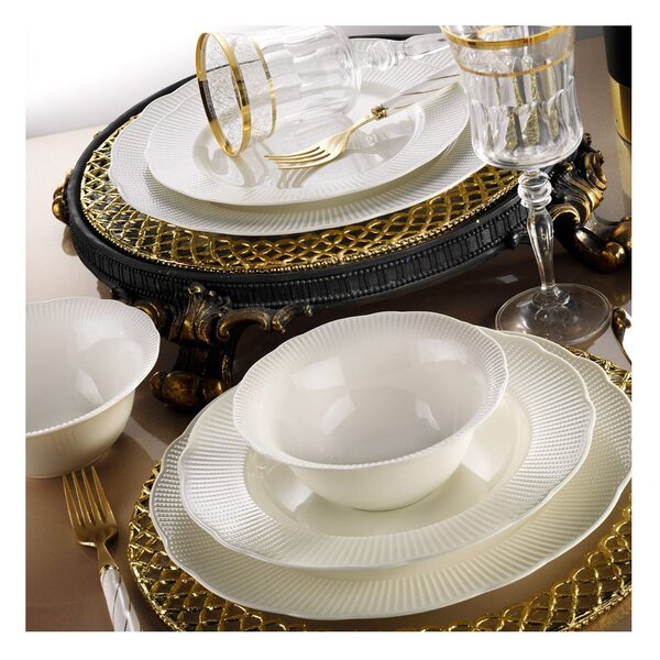 Porcelán hatszemélyes étkészlet 24 db-os Era – Kütahya Porselen